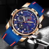 Relogio Masculino LIGE Top Brand Luxo Militar Esporte Watch Homens Impermeável Relógio de Pulso Luminoso Relógio de Quartzo Analógico