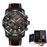 Relogio Masculino LIGE Top Brand Luxo Militar Esporte Watch Homens Impermeável Relógio de Pulso Luminoso Relógio de Quartzo Analógico