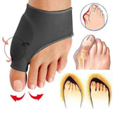 1 PAR SEBS Hallux Valgus Braces Dedo do pé Correção ortopédica Meias Separador Dedos Pés Cuidados Dores Proteger Alívio Osso Polegar Manga