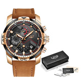 Relogio Masculino LIGE Top Brand Luxo Militar Esporte Watch Homens Impermeável Relógio de Pulso Luminoso Relógio de Quartzo Analógico