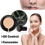 BB Air Cushion Foundation Mushroom Head CC Creme Corretivo Clareador Maquiagem Cosméticos Impermeável Clarear Rosto Base Tons