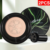 BB Air Cushion Foundation Mushroom Head CC Creme Corretivo Clareador Maquiagem Cosméticos Impermeável Clarear Rosto Base Tons