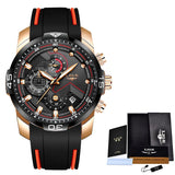 Relogio Masculino LIGE Top Brand Luxo Militar Esporte Watch Homens Impermeável Relógio de Pulso Luminoso Relógio de Quartzo Analógico