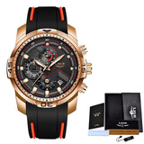 Relogio Masculino LIGE Top Brand Luxo Militar Esporte Watch Homens Impermeável Relógio de Pulso Luminoso Relógio de Quartzo Analógico