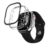 Protetor de tela para apple watch ultra 49mm smartwatch pc vidro + capa pára-choques acessórios temperados iwatch series capa ultra 49 mm