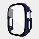 Protetor de tela para apple watch ultra 49mm smartwatch pc vidro + capa pára-choques acessórios temperados iwatch series capa ultra 49 mm