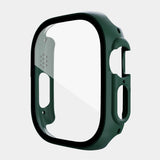 Protetor de tela para apple watch ultra 49mm smartwatch pc vidro + capa pára-choques acessórios temperados iwatch series capa ultra 49 mm