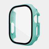 Protetor de tela para apple watch ultra 49mm smartwatch pc vidro + capa pára-choques acessórios temperados iwatch series capa ultra 49 mm